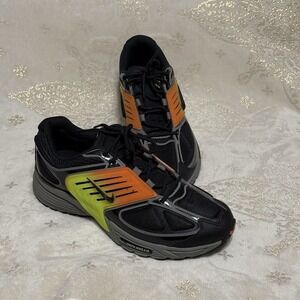 Nike Air Pegasus Wave Mens Running Shoes Sz 10 Black Orange Neon Green Sneakers